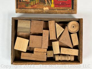 Chautaqua Architectural Wooden Blocks Set by American Manufacturing Company 