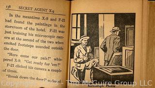 Secret Agent X-9 and the Mad Assassin (1938 Whitman Big Little Book) #1472, Charles Flanders