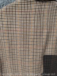 Men's St. Michael's Tan Harris Tweed Wool Jacket Blazer Sport Coat 38R