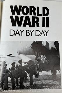 World War II Day By Day Hardcover Book by Donald Sommerville, 1989