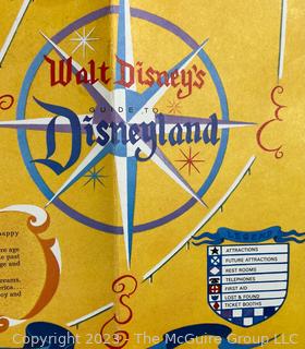 Disneyland Map 1972 Walt Disney Productions.  30" x 45".