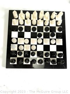 Marble Chess Board and Checker Sets