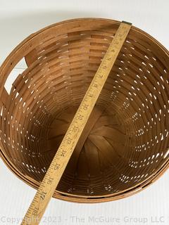 Longaberger Large Round Corn Basket  Basket. Measures 11.5 x 17"