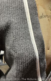 Vintage McGregor Scandia Grey Cardigan Sweater Made in Oslo, Size 40 