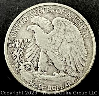 1934D Walking Liberty Half Dollar Silver Coin