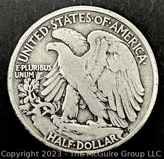 1936 Walking Liberty Half Dollar Silver Coin