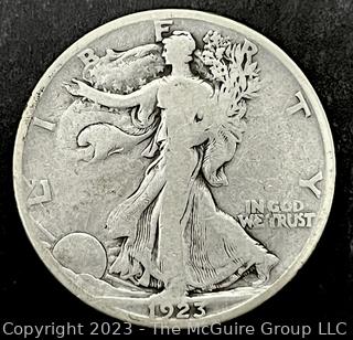 1923S Walking Liberty Half Dollar Silver Coin