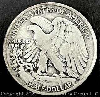 1933S Walking Liberty Half Dollar Silver Coin