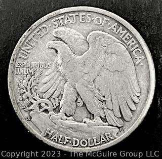 1939S Walking Liberty Half Dollar Silver Coin