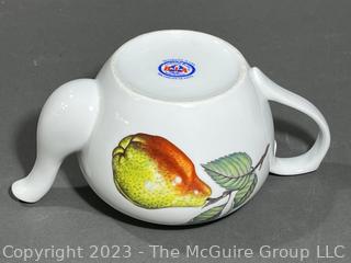 Porcelain Hand Painted Tea Pot by Cordon Bleu