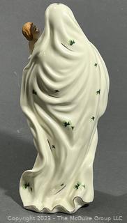 Hand Painted Porcelain Religious Statue Madonna and Child. 8" Tall