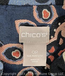 Two (2) Women's Chicos Embroidered Jackets 