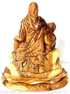 The Madonna Della Pietà Statue By Michelangelo Hand Carved In Olive Wood From Bethlehem Holy Land (was 0170BC)