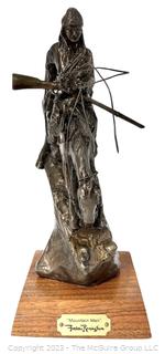 Frederic Remington Bronze Sculpture The Mountain Man.  10" tall (replica)