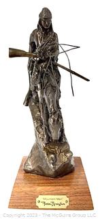 Frederic Remington Bronze Sculpture The Mountain Man.  10" tall (replica)