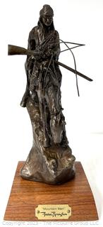 Frederic Remington Bronze Sculpture The Mountain Man.  10" tall (replica)