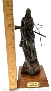 Frederic Remington Bronze Sculpture The Mountain Man.  10" tall (replica)