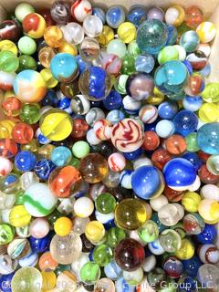 Collection of Vintage Glass Marbles