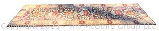 Beige and Brown Kaleen India Wool  Area Rug Runner by Woolmark.  31" x 108"