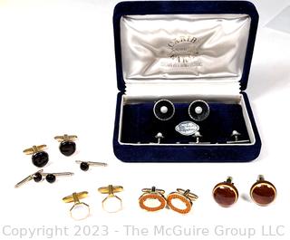 Group of Cufflinks and Shirt Studs