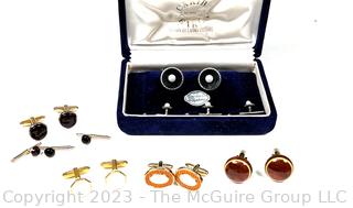 Group of Cufflinks and Shirt Studs