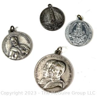 Four (4) Religious Medals