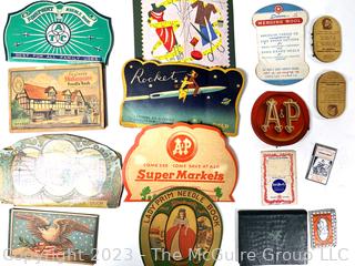 Vintage Sewing Supplies Including Promotional Advertising Needle Packs