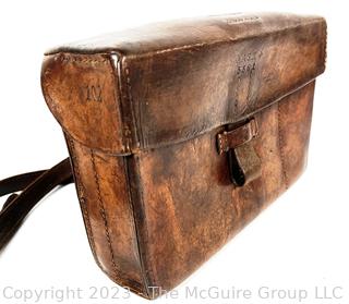 WWI Swiss Army Medic Leather Medical First Aid Bag