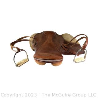 15" English Dressage Saddle Sold by Collegiate Quality Saddlery.  Made in Argentina.  Dressage Pads sold by Dover Saddlery, Wellesley, MA   (was 206 XJT)