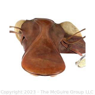 15" English Dressage Saddle Sold by Collegiate Quality Saddlery.  Made in Argentina.  Dressage Pads sold by Dover Saddlery, Wellesley, MA   (was 206 XJT)