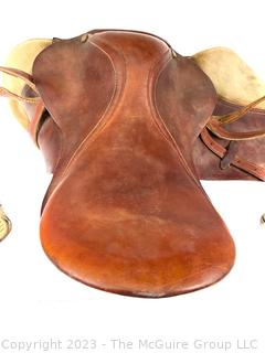 15" English Dressage Saddle Sold by Collegiate Quality Saddlery.  Made in Argentina.  Dressage Pads sold by Dover Saddlery, Wellesley, MA   (was 206 XJT)