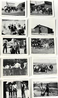 Group of 1920s Photos of Western United States Including Horse Trail Ride, Cowboy Towns, General Stores etc.