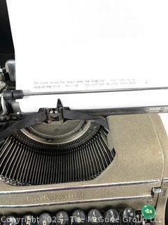 1930s Underwood Champion Portable Typewriter With Case