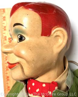 1950's Paul Winchell's Jerry Mahoney Ventriloquist Dummy with Composition Head and Composition American Character Doll