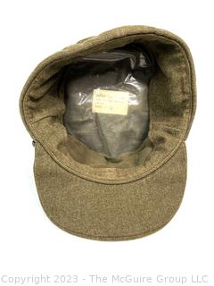 Buffalo Cap Co. Cap, Peaked, Winter 1954 Size 7 1/4