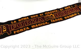 Forza Roma Scarf Black and Gold (was 236JT)