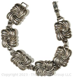 Vintage Danecraft Sterling Silver Link Bracelet