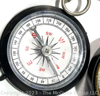 Four (4) Compasses Including WWII Military