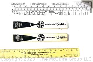 Drafting Tools Including Two (2)  Slide Rules  