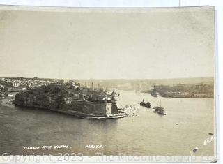 Souvenir Real Photo Postcard Book, Malta circa 1920