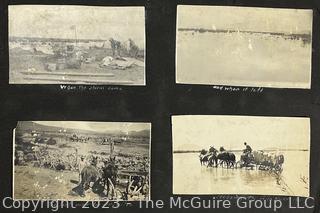 1920s Family Photo Album and Scrap Book of Western United States Including Los Angeles, Temecula California and Arizona Features Trail Ride, Cowboy Towns, General Stores etc.