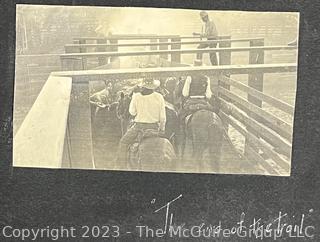 1920s Family Photo Album and Scrap Book of Western United States Including Los Angeles, Temecula California and Arizona Features Trail Ride, Cowboy Towns, General Stores etc.