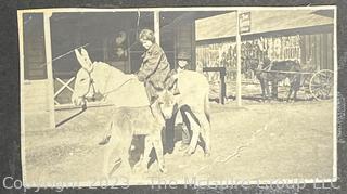 1920s Family Photo Album and Scrap Book of Western United States Including Los Angeles, Temecula California and Arizona Features Trail Ride, Cowboy Towns, General Stores etc.