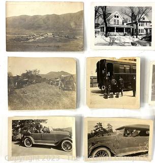 1911 & 1920 Photographs from Denver CO & Redlands CA.  Includes Automobiles