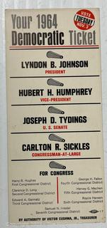 Tickets from 1964 Democratic Convention