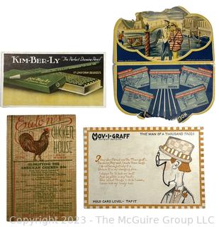 Selection of Vintage Advertising Cards & Menu