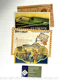 Selection of Vintage Advertising Cards & Menu