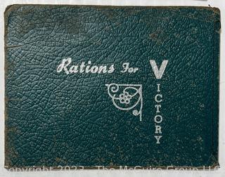 Four (4) Booklets Including War Ration Book, Bylaws of Musicians Protective Union & Jim & Jane and their Western Vagabonds