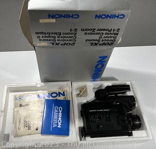 Chinon 20 PXL Direct Sound Super 8 Film Movie Camera