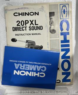 Chinon 20 PXL Direct Sound Super 8 Film Movie Camera